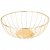 Фруктовница 25 х 9 см gold Agness / 335318