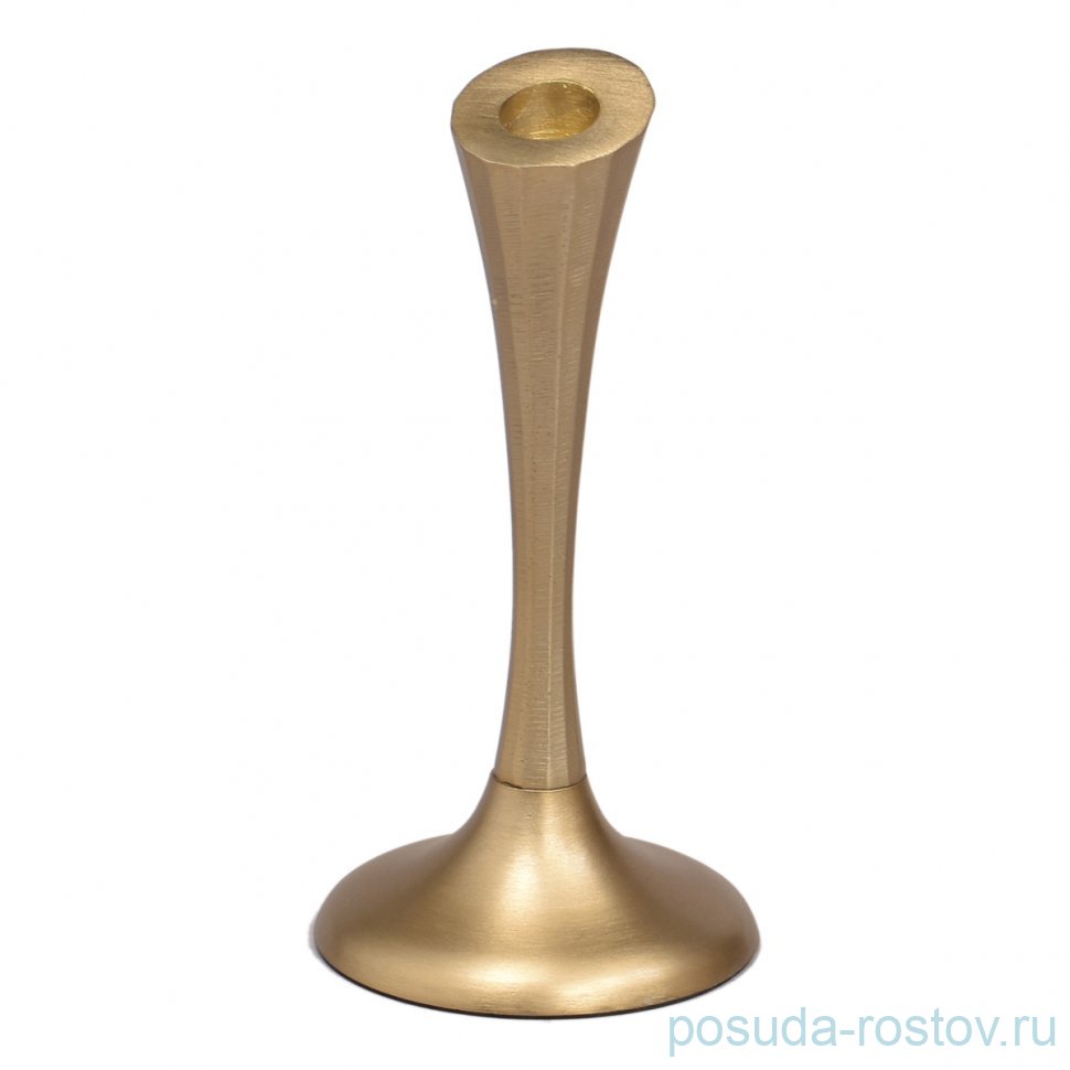 Подсвечник 21 см "Diana /матовое золото" / 374516