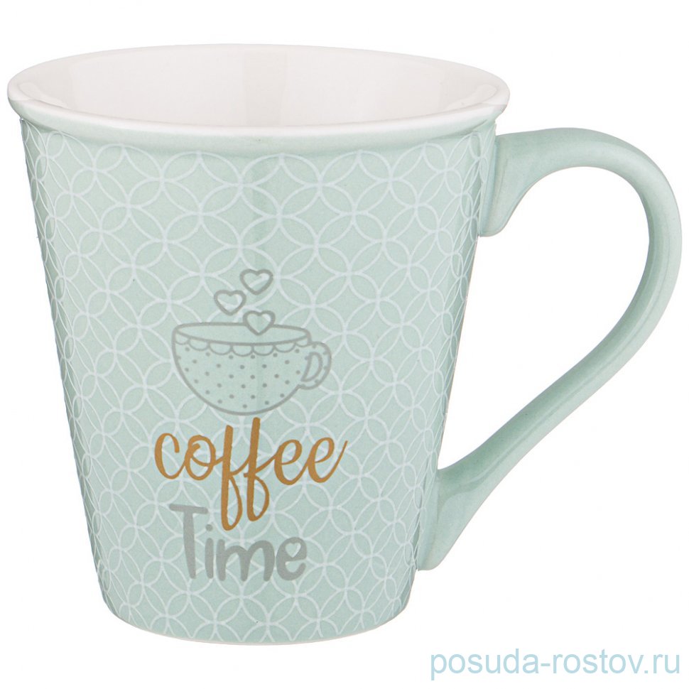 Кружка 340 мл "Кофемания /Coffee time" / 339647
