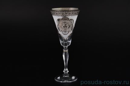 Бокалы для белого вина 230 мл 6 шт &quot;Виктория /МГ /Антик платина&quot; / 017199