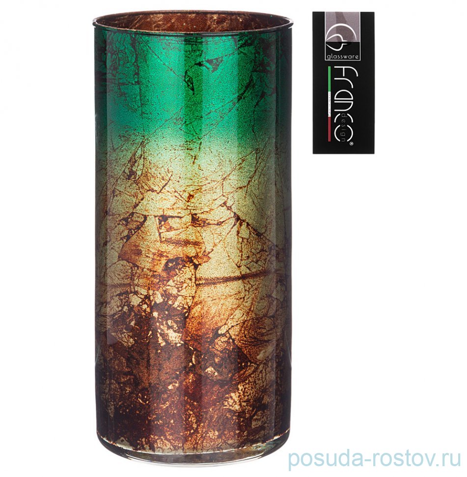 Ваза для цветов 12 х 26 см "Cilindro magda azure"  / 305481
