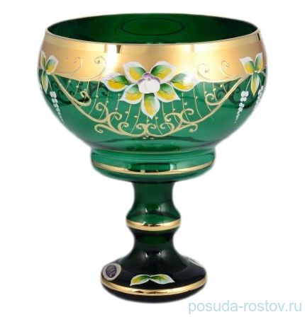 Конфетница 20 см н/н зеленая &quot;Лепка&quot; / 099264