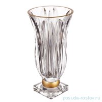 Ваза для цветов 35 см н/н &quot;Flame /Матовая полоса&quot; AS Crystal / 171487