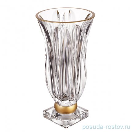 Ваза для цветов 35 см н/н &quot;Flame /Матовая полоса&quot; AS Crystal / 171487