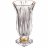 Ваза для цветов 35 см н/н &quot;Flame /Матовая полоса&quot; AS Crystal / 171487
