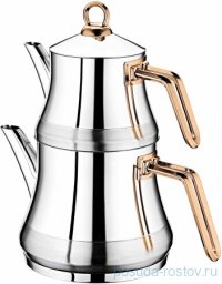 Набор чайников 2 предмета (1,2 л; 2,65 л) цвет ручек медный &quot;TEAPOT SETS&quot; / 284330