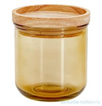 Банка для сыпучих продуктов 350 мл светло-коричневая &quot;Jars&quot; / 365269