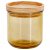 Банка для сыпучих продуктов 350 мл светло-коричневая &quot;Jars&quot; / 365269