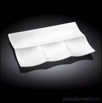 Блюдо 30 x 20 см прямоугольное секционное &quot;Emily&quot; / 260495