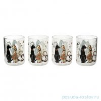 Стаканы для воды 360 мл 4 шт &quot;Парижские коты&quot;  / 363240