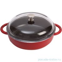 Сотейник 28 см со стеклянной крышкой 3,8 л &quot;Ciliegia&quot; / 283807