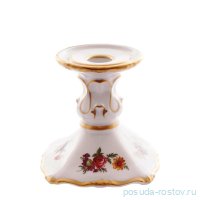 Подсвечник 28 см &quot;Корона /Мейсенский букет&quot; / 156966
