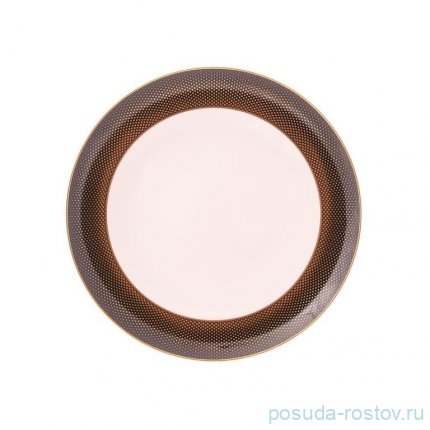 Набор тарелок 27 см 6 шт &quot;Deluxe shape /Rio black gold&quot; / 340675