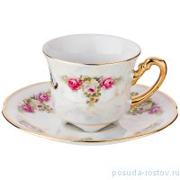 Кофейная пара 100 мл 1 шт &quot;Танго /Букет с розами&quot;  / 171167