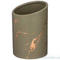 Подставка для столовых приборов 10,8 х 16 см &quot;Золотой мрамор /Серая&quot; / 252028