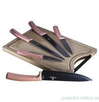 Набор кухонных ножей 6 предметов с разделочной доской &quot;I-Rose Collection&quot; / 280753