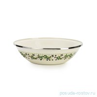 Миска 28 см эмальрованная 3,5 л &quot;Ежевика&quot; / 281697