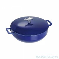 Сотейник 28 см с крышкой 4,65 л темно-синий &quot;STAUB&quot; / 233782