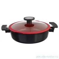 Жаровня 24 см со стеклянной крышкой 2,7 л &quot;Neoflam /De Chef&quot; / 218223