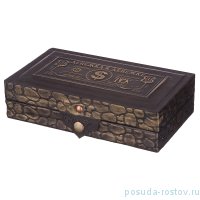 Шкатулка 18 х 10 х 5 см дерево и кожа &quot;Денежка к денежке&quot; / 234828