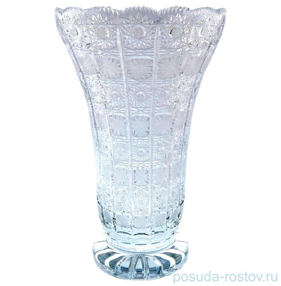 Ваза для цветов 40 см "S.Crystal /Хрусталь резной" / 064136