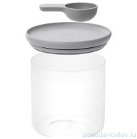 Банка для сыпучих продуктов 13 x 13 x 12 см с мерной ложкой 1л &quot;BergHOFF&quot;  / 163065