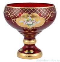 Ваза для конфет 20 см н/н &quot;Лепка красная /9823&quot; И-В / 097870