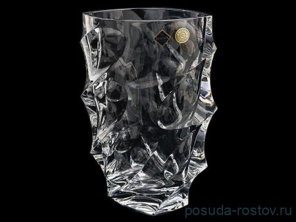 Ваза для цветов 28 см &quot;Calypso /Без декора&quot; хрусталь Йиглава / 062803