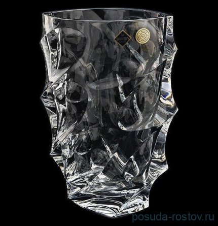 Ваза для цветов 28 см &quot;Calypso /Без декора&quot; хрусталь Йиглава / 062803
