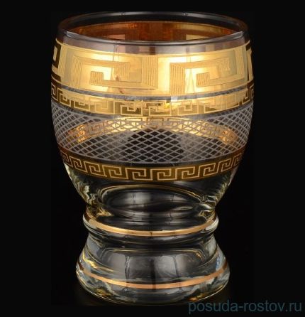 Стаканы для воды 250 мл 6 шт &quot;Яна /Версаче золото /Каро&quot; / 086667