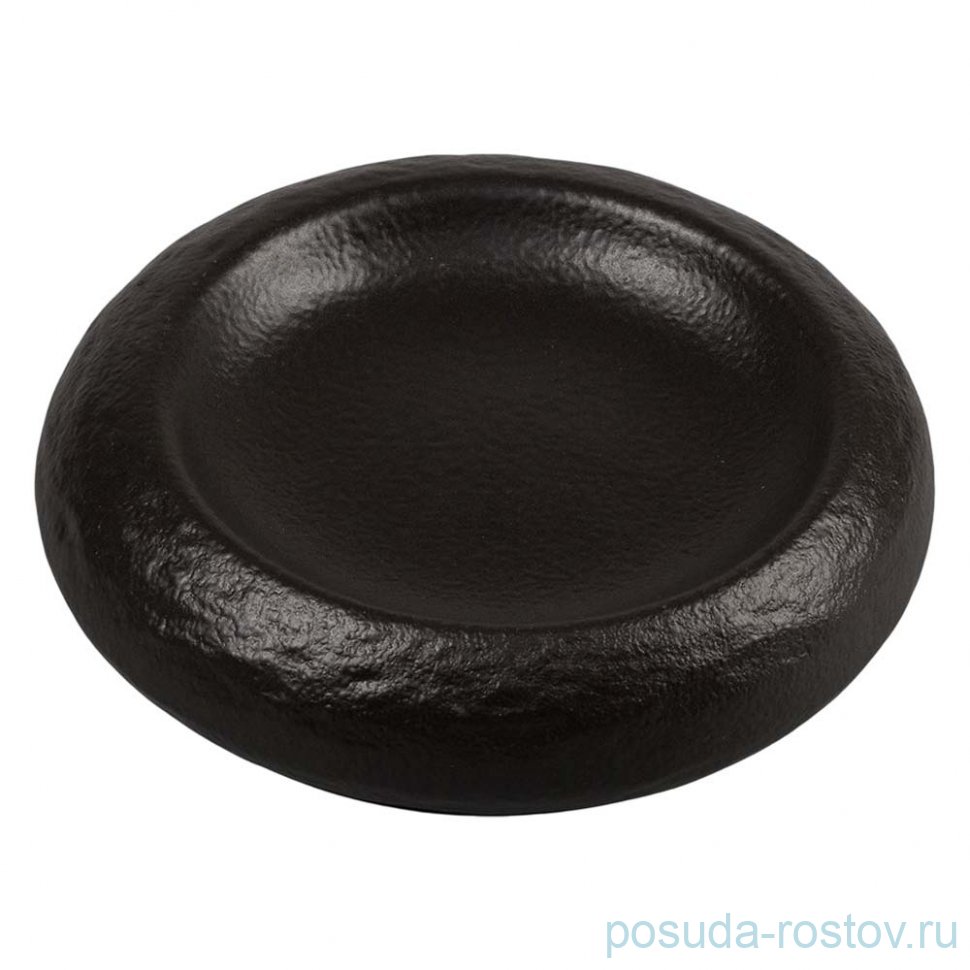 Блюдо для подачи 15 х 4 см 4 шт "Black Raw Steller"  (4шт.) / 326530