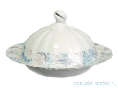 Маслёнка &quot;Роза /Голубая роза /платина&quot; / 232341