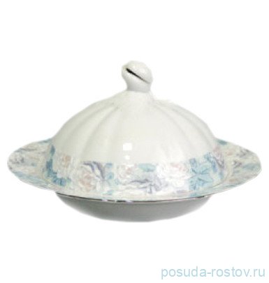 Маслёнка &quot;Роза /Голубая роза /платина&quot; / 232341