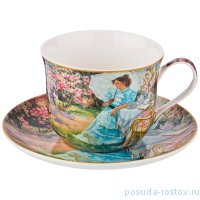 Чайная пара 400 мл 1 шт &quot;утро в саду&quot; / 189602