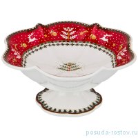 Конфетница 17,5 х 16 х 8 см н/н &quot;christmas collection /красная&quot; / 192114