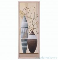 Панно деко-боксы 25 х 70 см &quot;Вазы&quot; /рамка жемчуг с окантовкой / 313812