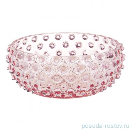 Конфетница 17 х 7 см розовая &quot;Hobnail Tapas&quot; / 336540