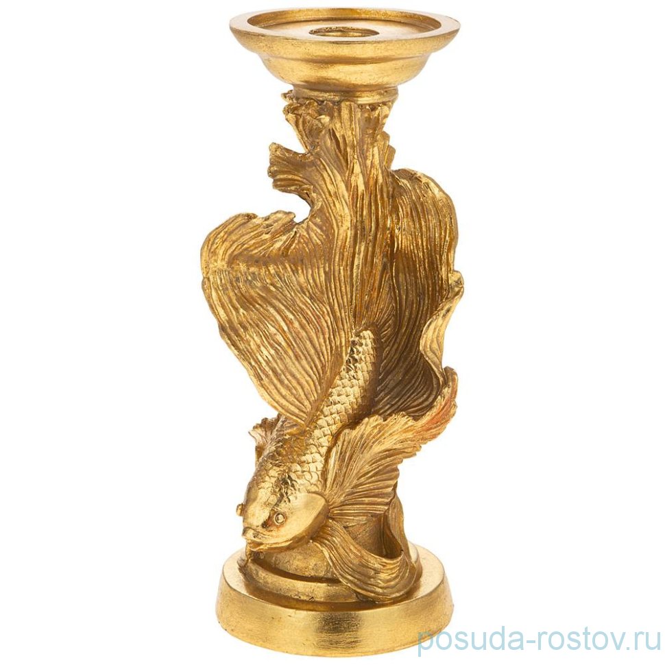 Подсвечник 12,8 х 10,5 х 26,2 см "Рыбка" / 227960