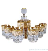 Набор для виски 7 предметов (графин + 6 стаканов) &quot;Astra Gold /Бежевая&quot; / 047704