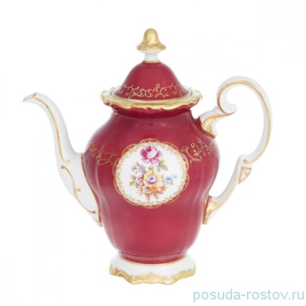 Кофейник 1,3 л &quot;Санкт-Петербург /Красный&quot; / 222505