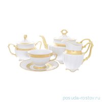 Чайный сервиз на 6 персон 15 предметов &quot;Мария-Тереза /Матовая лента&quot; M-D / 272738