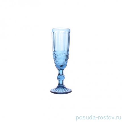 Бокалы для шампанского 6 шт &quot;Винтаж /Шары /Лазурные&quot; / 272321