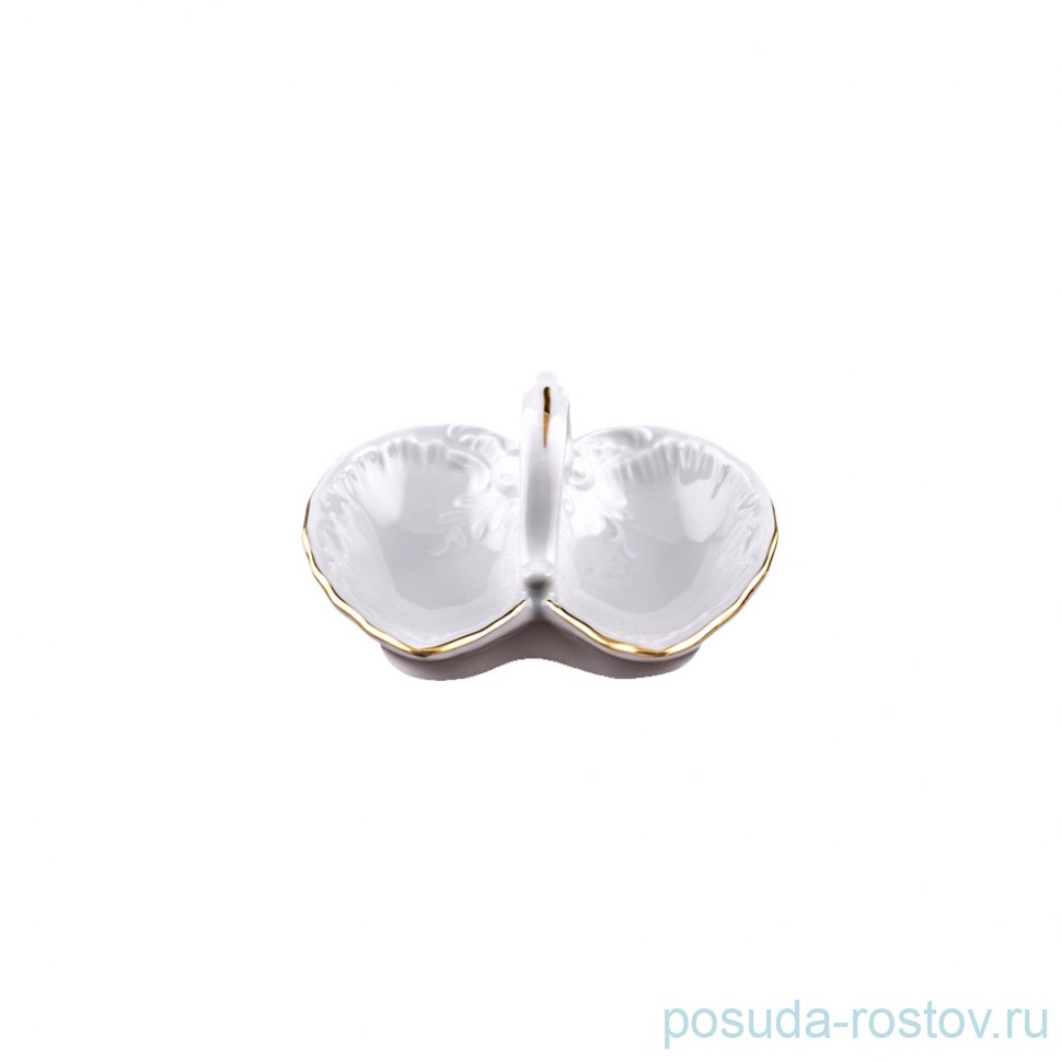 Прибор для специй двойной "Рококо /Отводка золото"  / 109962