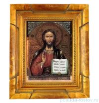 Икона на фарфоре 250 х 185 мм в деревянной раме 9 &quot;Спаситель&quot; / 158567