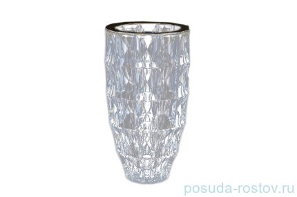 Ваза для цветов 28 см &quot;Диаманд /Золотой кант&quot; / 096273