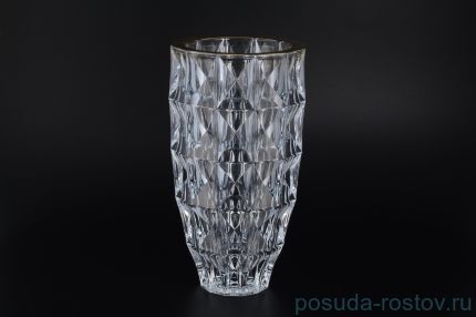 Ваза для цветов 28 см &quot;Диаманд /Золотой кант&quot; / 096273