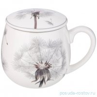 Кружка заварочная 420 мл с крышкой и металлическим ситом &quot;Dandelion&quot; / 331949