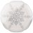 Тарелка 21 см акцентная &quot;Snowflake silver pearl&quot; / 259923