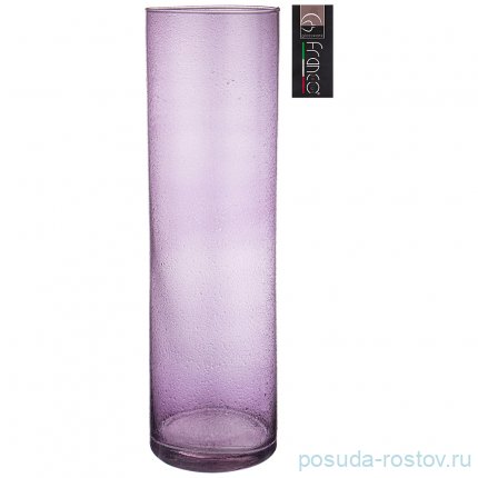 Ваза для цветов 15 х 50 см &quot;Cilindro lilac drops&quot;  / 288740