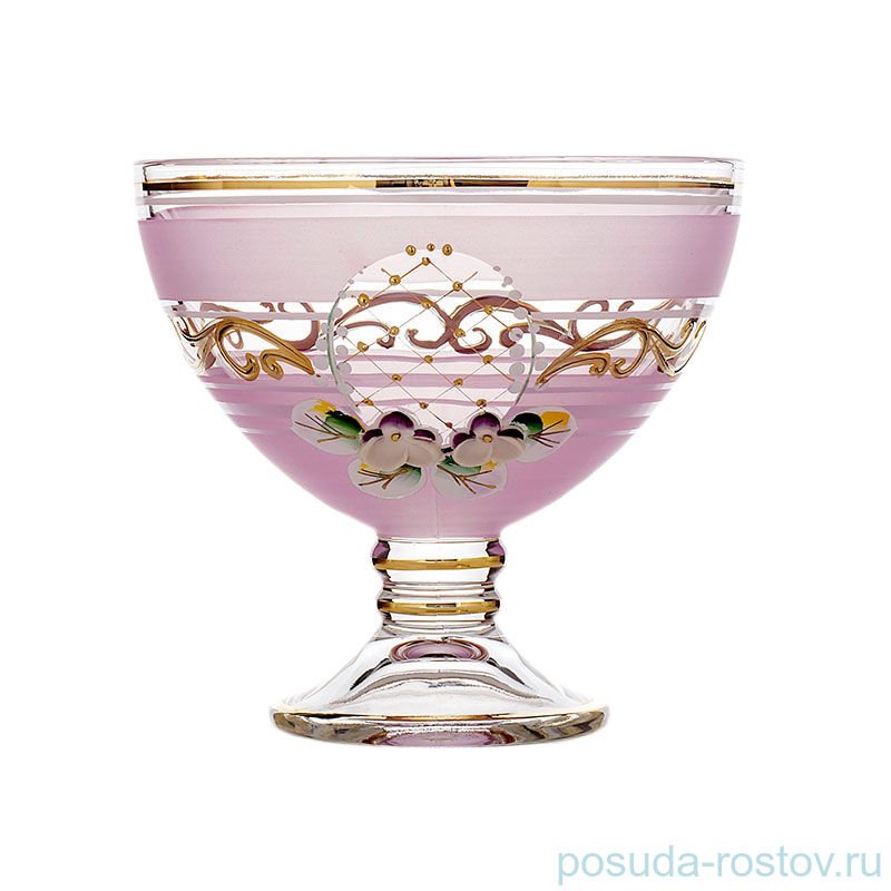 Креманка 12 см н/н "Далия1 /Лепка розовая"  / 069738